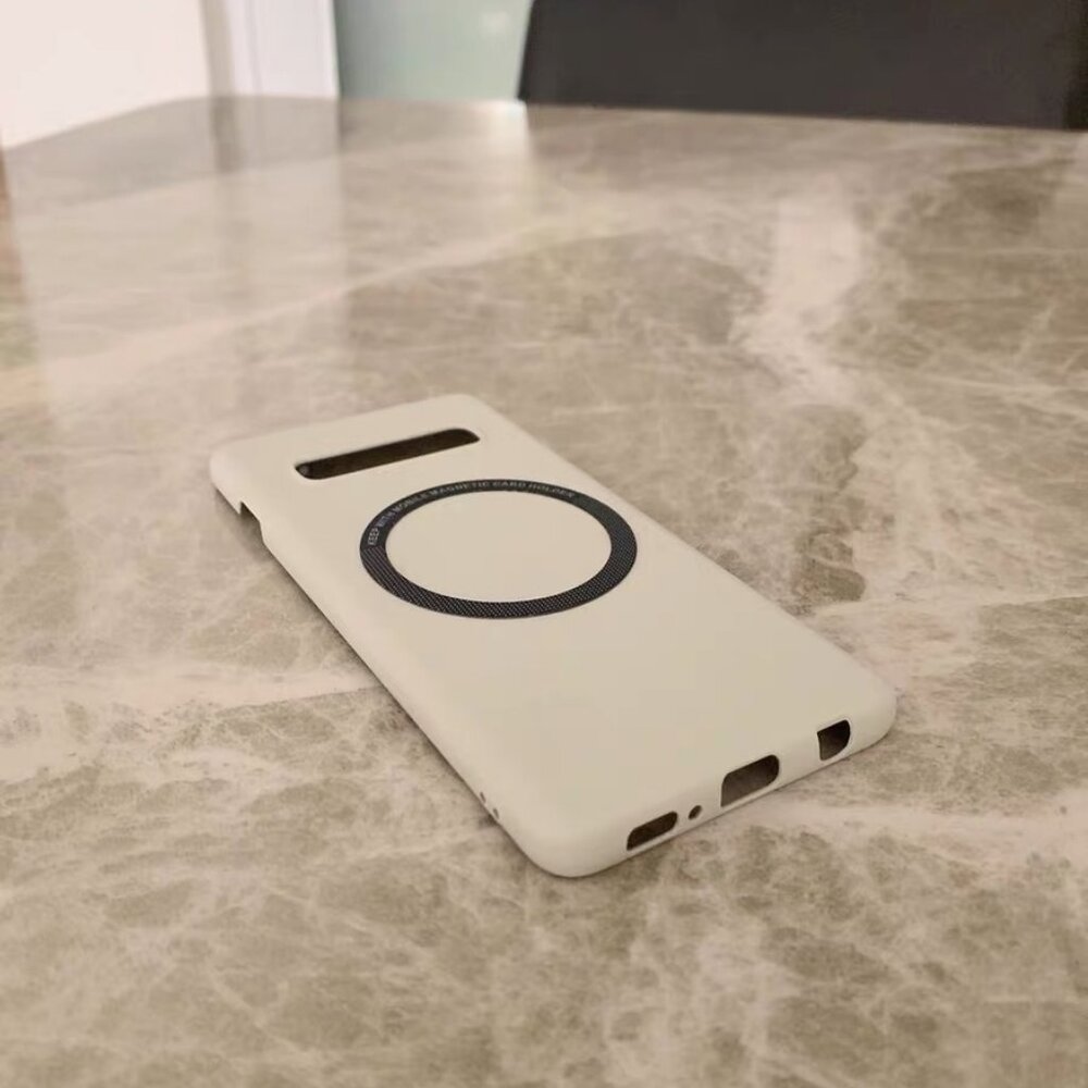 Minimal Sand Texture Case for Samsung S10 (White)